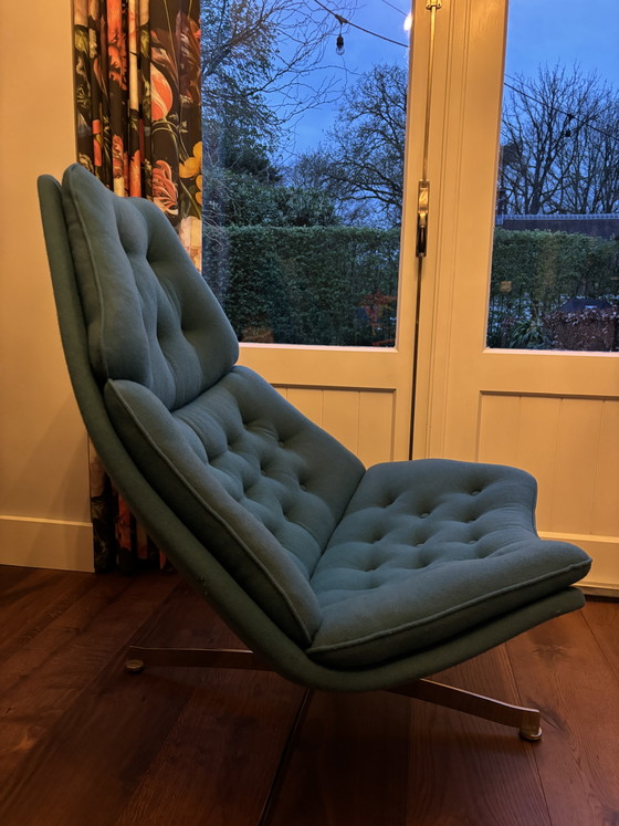 Fauteuil Artifort F588 – Chaises & fauteuils, Textile, Metal (photo 4 of 8)