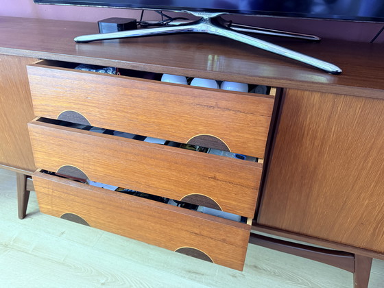 Image 1 of Unique mid-century teak sideboard