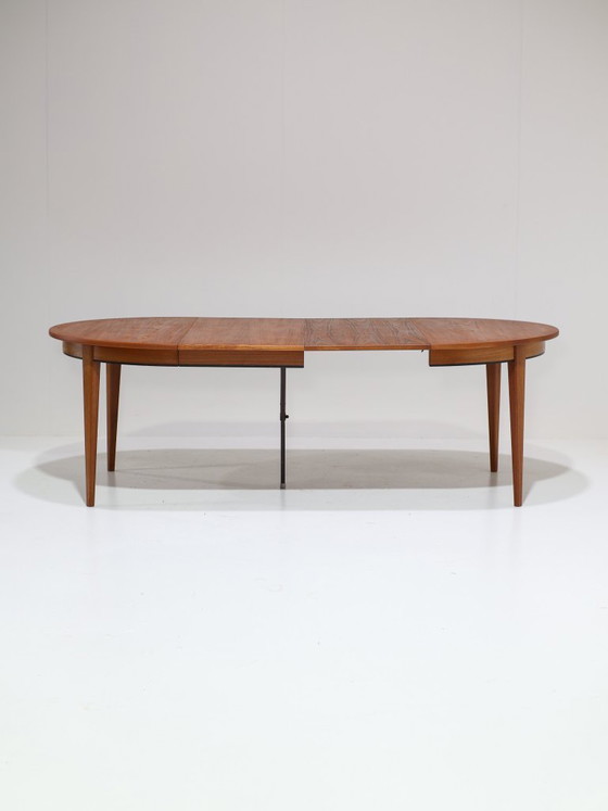 Image 1 of Extendable dining table Omann Jun 55 teak vintage Danish