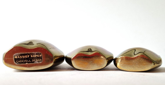 Image 1 of Caravell Design - 3 hiboux en cuivre