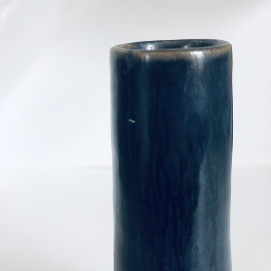 Image 1 of Art Deco Labrec flamed stoneware vase