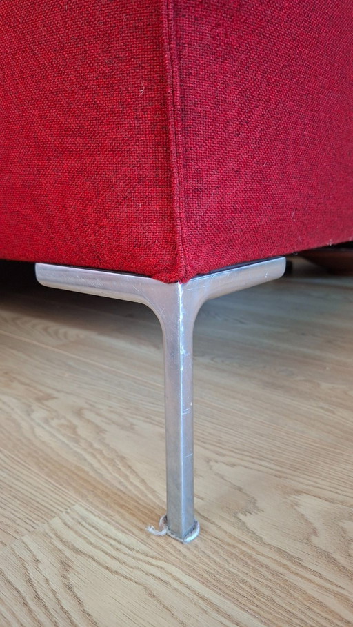 Design On Stock Red Corner Sofa – hoekbanken, Metal, Textile (photo 2 of 5)