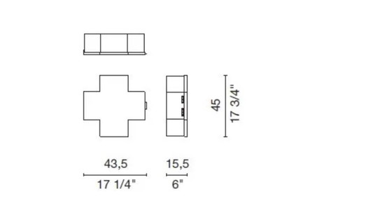 Image 1 of Armoire de rangement Cappellini Cross (Design : Thomas Eriksson)