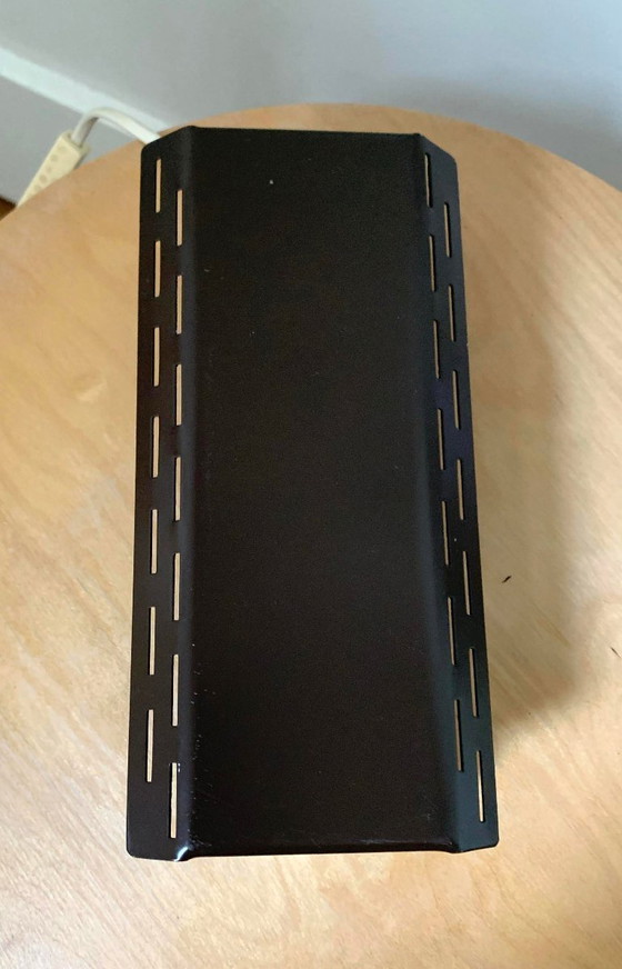 Image 1 of 1970s bedside lamp – dark brown vintage design with rotating shade