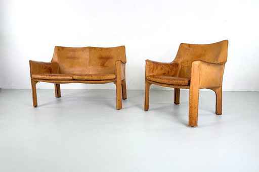 Set of 1 CAB 413 and CAB 414 by Mario Bellini for Cassina - 1970s