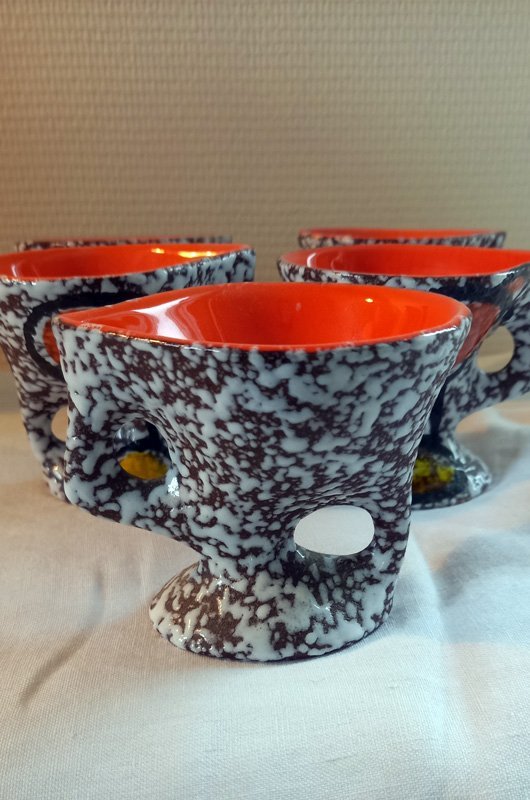 Image 1 of Kaffeeservice Le Vaucour Vallauris aus den 50er und 60er Jahren