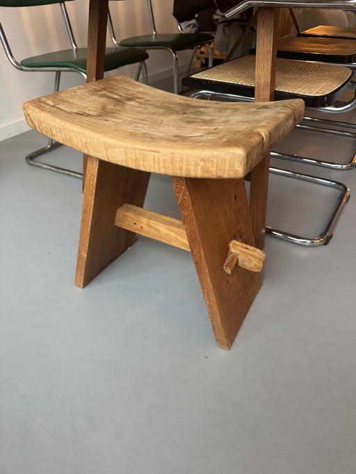 Japanischer Teakholzstuhl