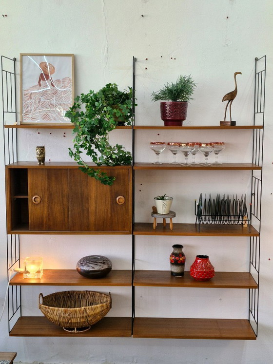 Image 1 of Sistema a parete vintage / teak anni '70