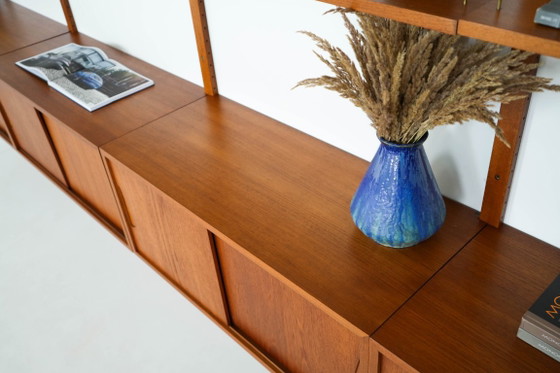 Teak modulair rekkensysteem van Kjell Riise, Brødrene Jåtog Møbelfabrikk, Noorwegen, jaren 60 – Wandrek (photo 10 of 24)