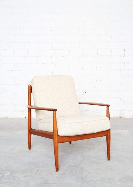 Mid-Century FD118 Teak Easy Chair by Grete Jalk for France & Søn – fauteuils, Wood