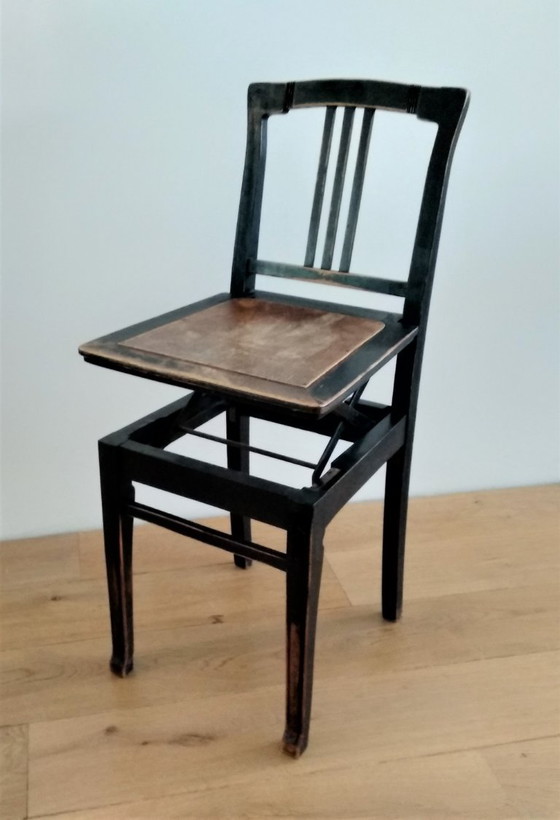 Image 1 of Sedia per pianoforte in stile Art Nouveau "Beethoven