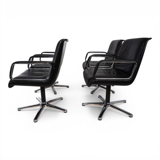 Image 1 of Ensemble de 4 chaises pivotantes Wilkhahn Delta par Delta Design, 1970