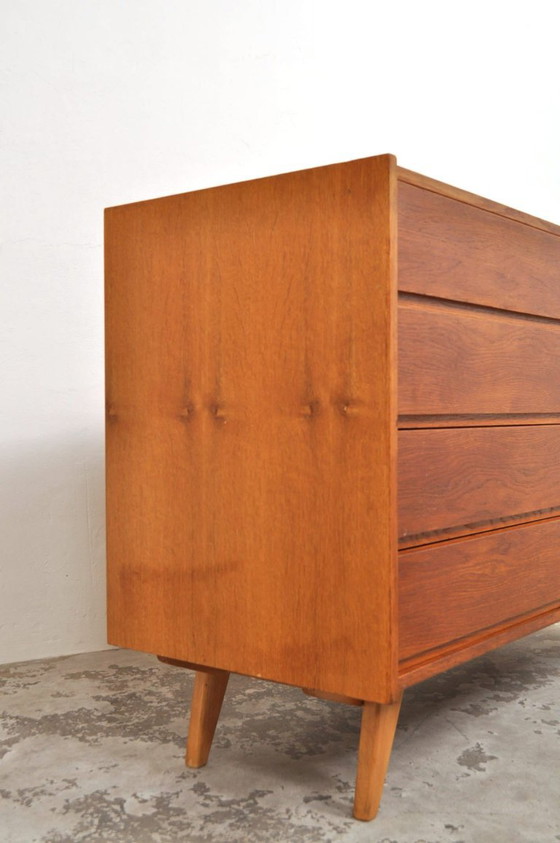 Cassettiera vintage Jiroutek U-453, anni '60 – Interier Praha, Cassettiere, Plastic, Wood (photo 2 of 11)