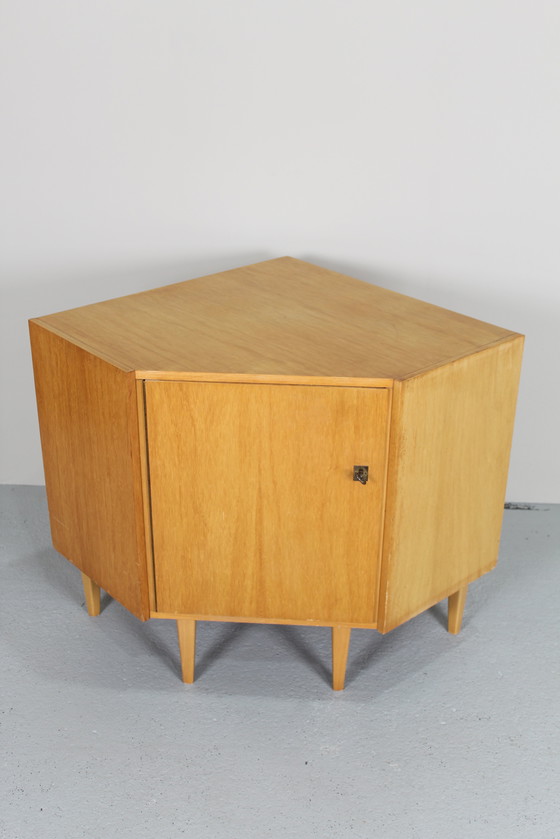 Image 1 of Meuble d'angle vintage, mobilier audio - années 1960