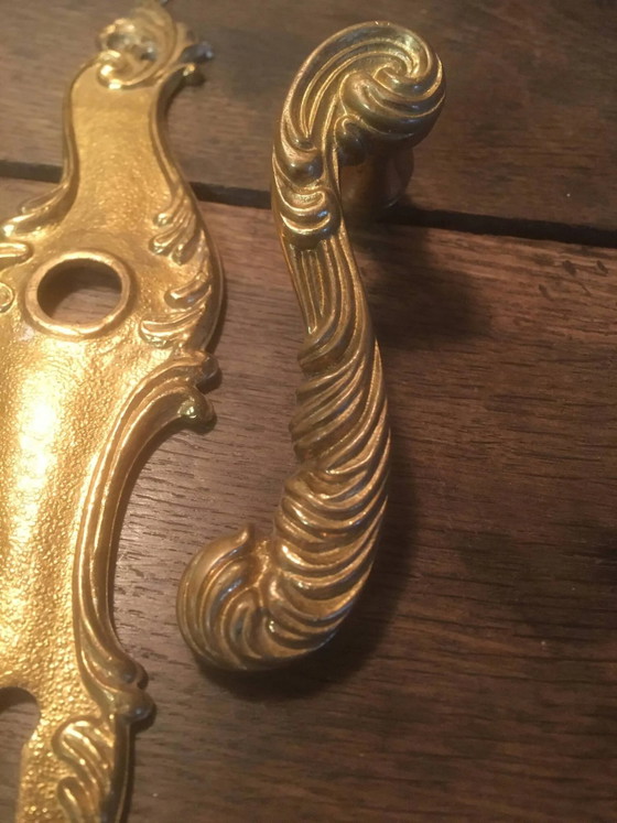 Louis xv style brass crutches and plaques – Decorative Objects, Vintage (photo 12 of 14)