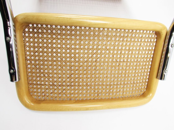 Image 1 of Sedia con struttura tubolare in stile Cesca, Made in Italy