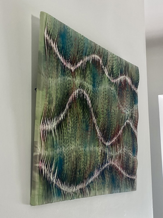 Image 1 of Tableau sculpture art textiles Ref : springtime 