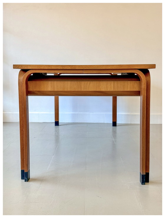 Image 1 of Grande scrivania vintage Magnus Olesen di Rud Thygesen e Johnny Sorensen, Danimarca, anni '70 