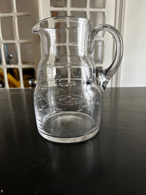 Glass Pitcher 1950 – Glass & Decanter (photo 5 of 6)