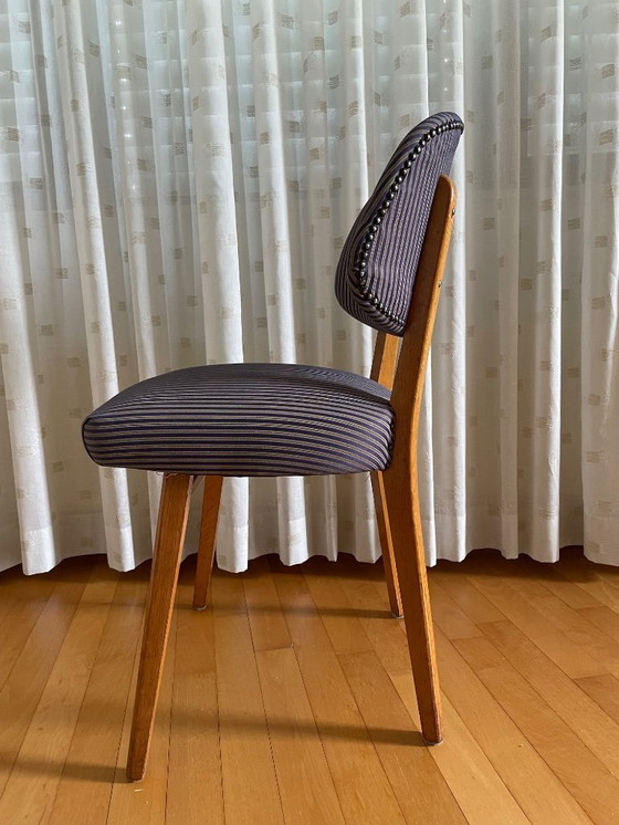 Image 1 of Ensemble de 4 chaises de salle à manger des années 60