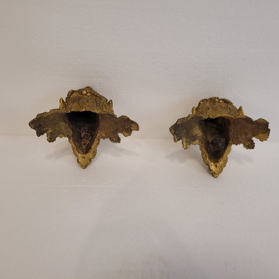 Image 1 of Pair of “Satyr” masks, gilt bronze, Louis XVI, Circa 1790 - France