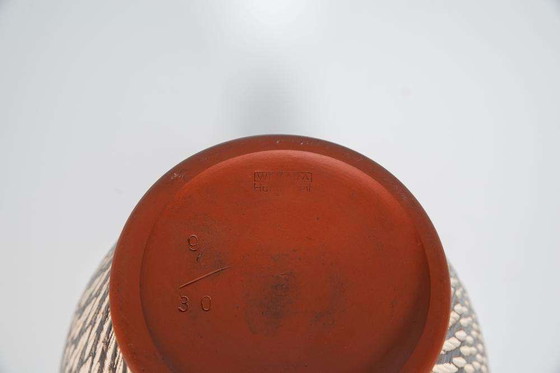 Image 1 of Vintage Wekara sgraffito vaas, minimalist ceramic vase