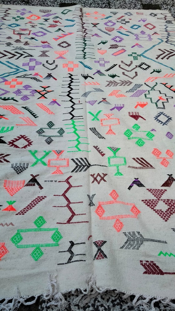 Image 1 of Handgeknoopt Berber kleed wol 292x190cm