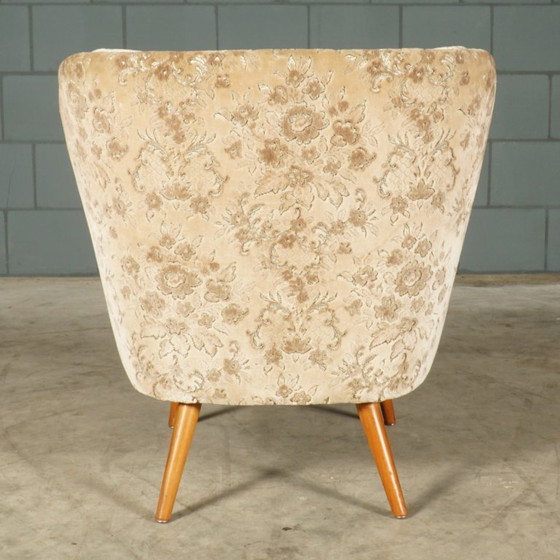 Fauteuils de cocktail vintage – Velours beige – Années 1960 – Textile (photo 9 of 18)