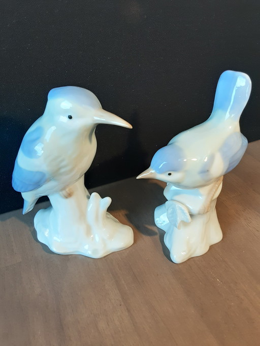 Oiseaux en porcelaine