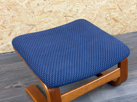 1960s/70s teak stool/ottoman by Svend Skippers Furniture Denmark – Footstools & poufs, Textile (photo 3 of 13)