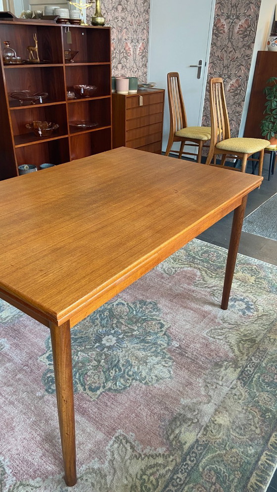 Image 1 of Vintage Deense eettafel van Erik Buch