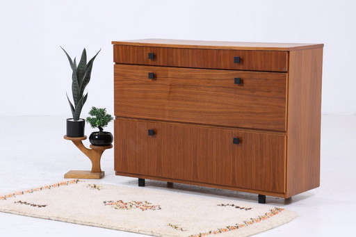 Vintage chest of drawers 60s | Mid - Century drawer cabinet 60s storage retro 70s wood #04-17