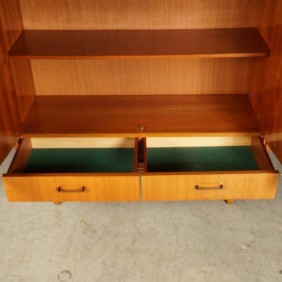 Image 1 of Credenza alta vintage lucida – noce – anni '60