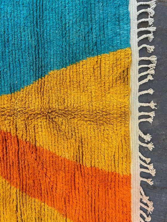 Image 1 of Traditional Berber rug with colorful patterns, size 2/3 m