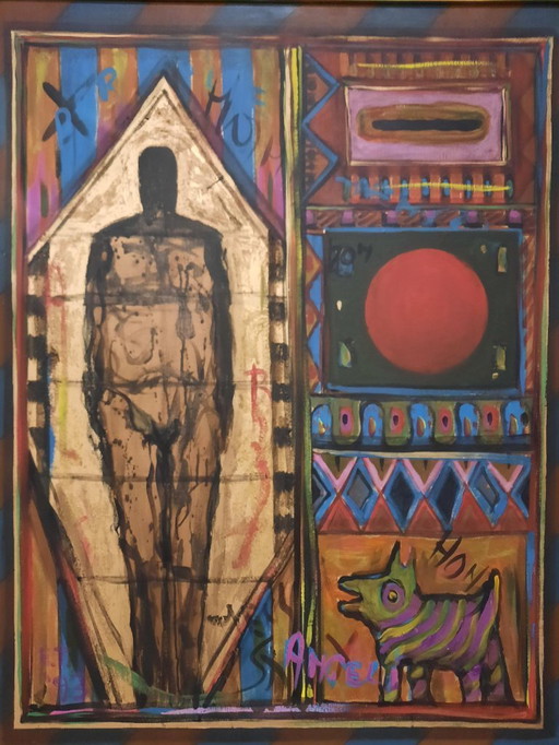 Pintura sobre lienzo de Eric Toebosch