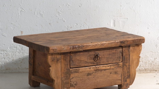 Antique low table in elm wood – China, circa 1930 – Coffee tables (photo 3 of 40)