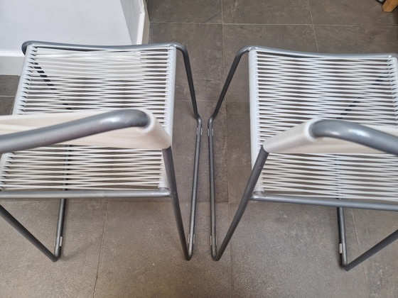 Image 1 of Set di 2 sedie vintage IKEA "Melker" Spaghetti - Lisa Norinder (anni '90) Design classico
