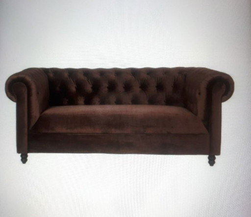 Velvet sofa Dutchbone