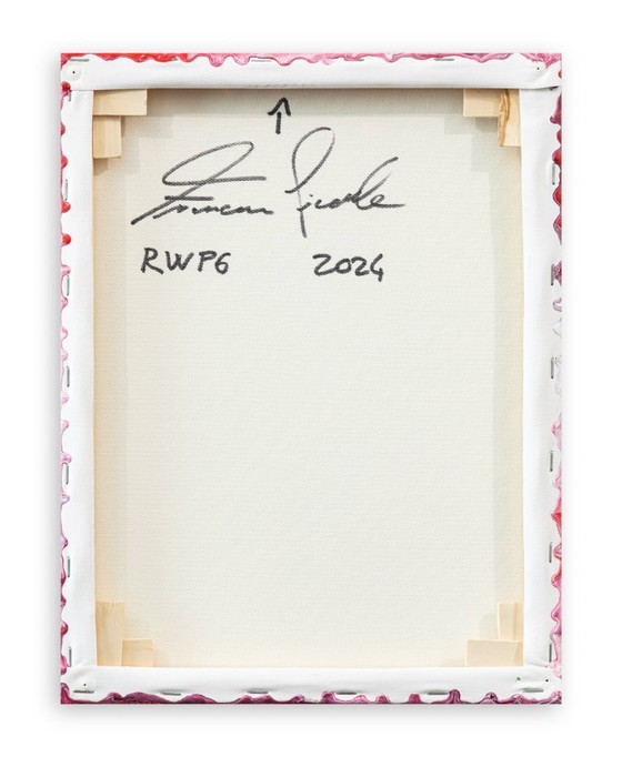 Image 1 of FRANCESCO PICCOLO (Material Fluid Abstraction - Informal). "RWP6", 2024 - Material acrylic on canvas, 35x28 cm