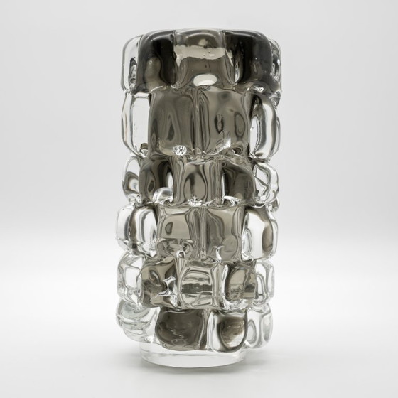 Image 1 of Frantisek Vizner PINEAPPLE ANANAS TOFFEE Art Glass Vase Czech 60s