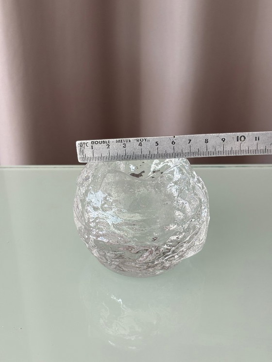 Portavelas Kosta Boda Snowball – Ann Wolff – Cristal artístico sueco – Glass (photo 8 of 8)