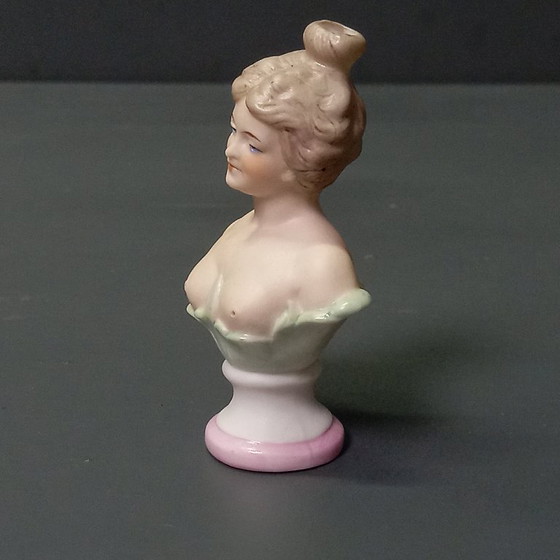 Image 1 of Victorian Bisque Porcelain Figurines - Set
