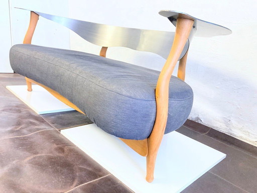 Divano a due posti Fantasy Islands Iron Maiden, design anni '80/'90 di Kurt Beier