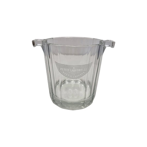 Refroidisseur à vin en cristal Moët & Chandon vintage, années 1980 – tafelaccessoires, Glass