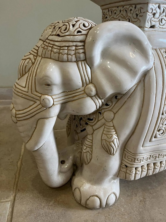 Vintage ceramic elephant – Decorative Objects, Porcelain (photo 11 of 12)