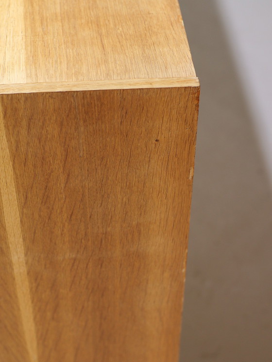 Image 1 of Lowboard lang dressoir Deens vintage eiken