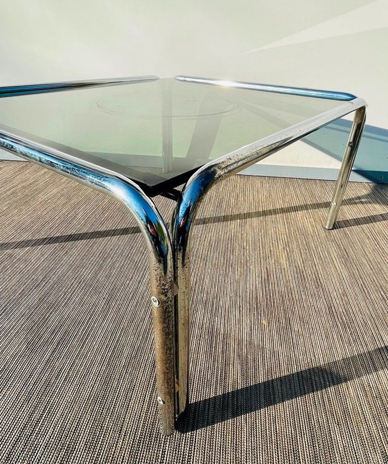 Image 1 of Pair of chrome coffee tables # Vintage 70s # Living Room Tables