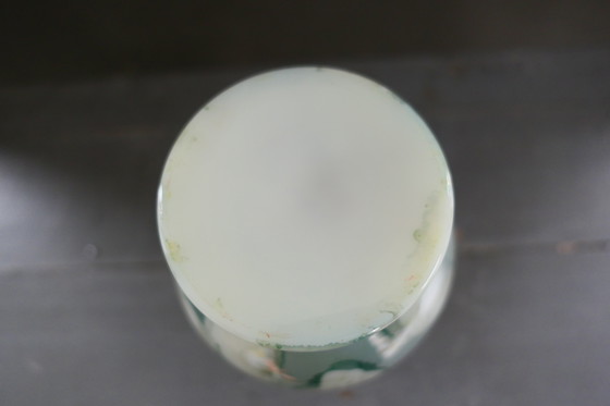 Image 1 of Vintage Toscaanse Opaline Vaas Marmer Effect Italy