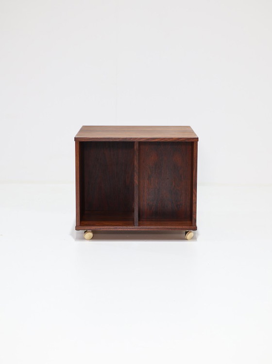 Vitré Cube Cabinet LPs Bücher Palisander Dänisch 1960er Jahre – Bücherregale, Wood (photo 5 of 12)