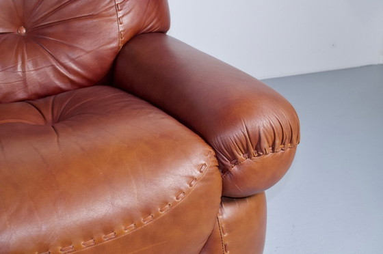 Image 1 of SAPPORO LEDERSOFA 1970er Jahre MOBIL GIRGI VERLAG